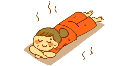 服を着たまま入れるそのまま眠れる
